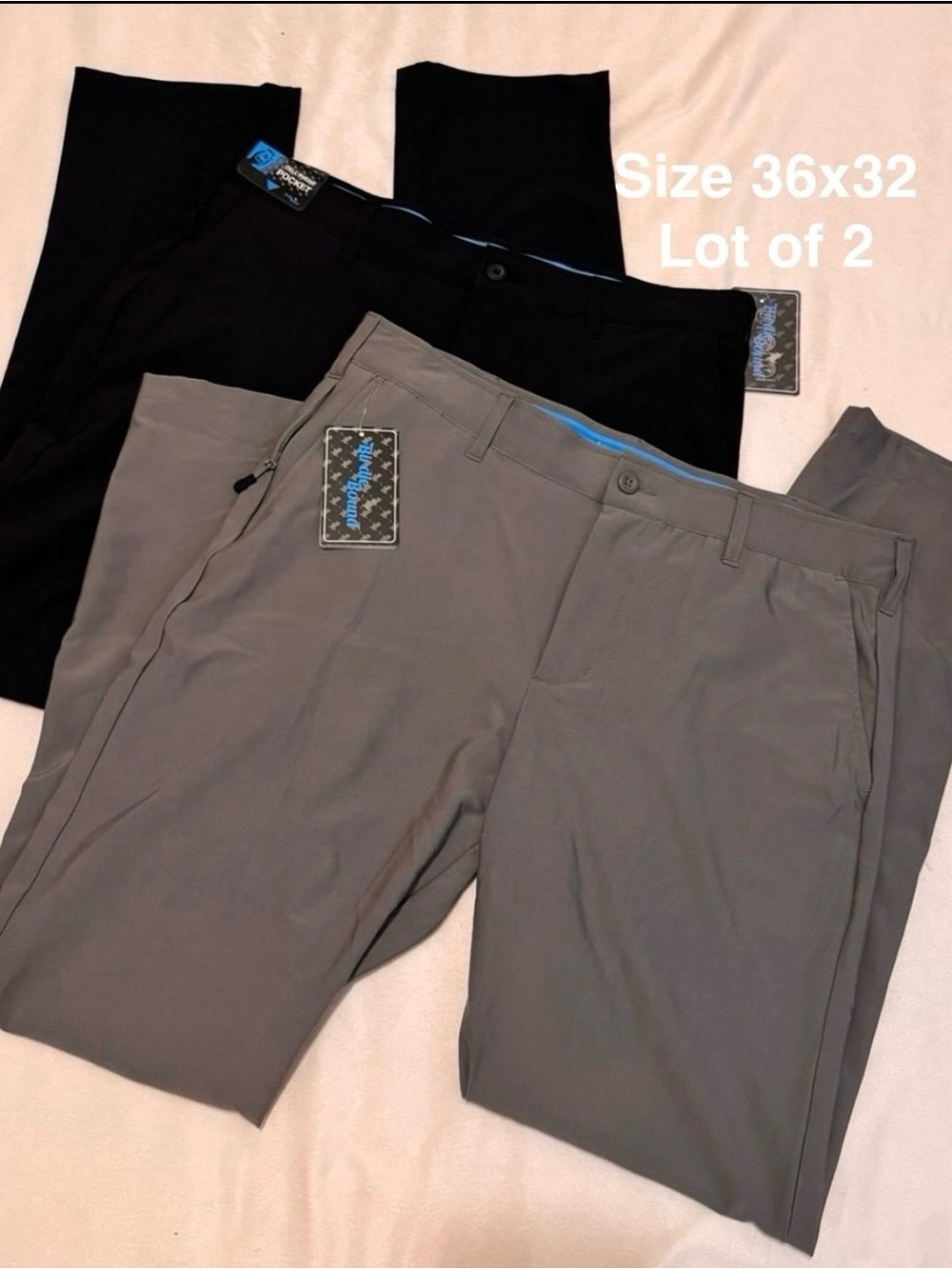 Birdie Bound Men's and Big Men's Regular Fit Golf Pants, Size 36x32